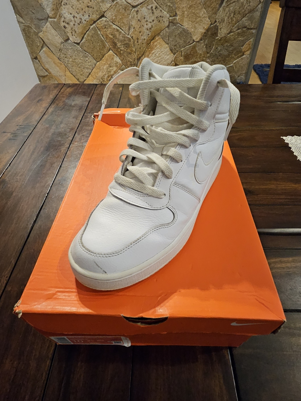 Nike Men’s White High-Top Sneakers